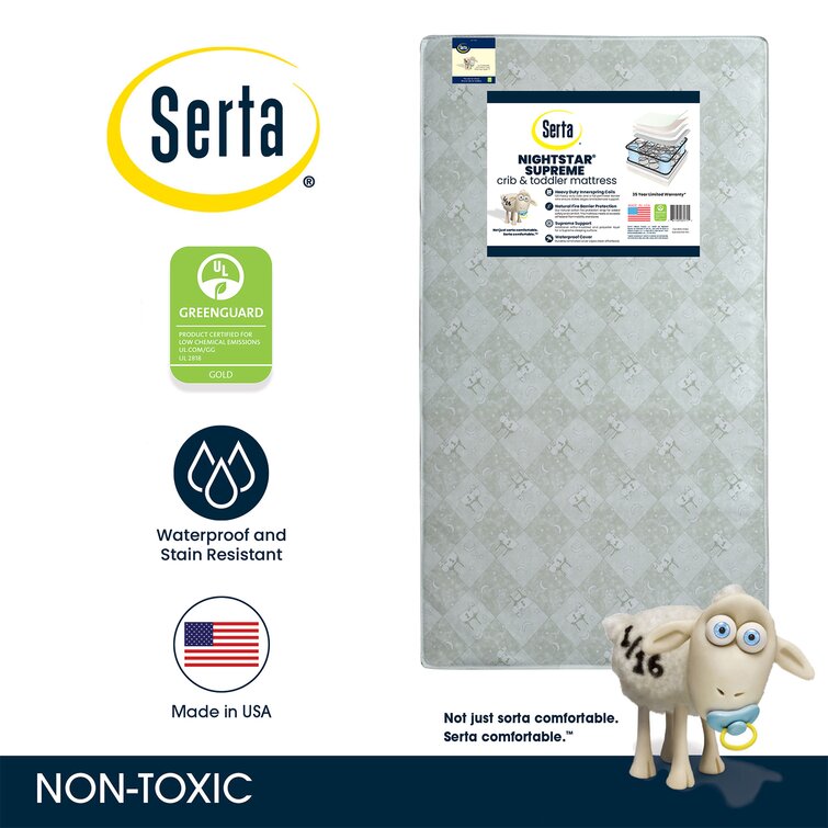 Serta nightstar hotsell crib mattress